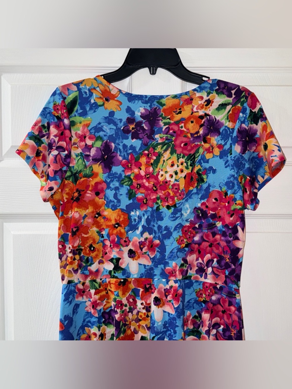 Shelby & Palmer Women’s Multicolor Floral Midi Dress-L-EUC - Picture 8 of 12